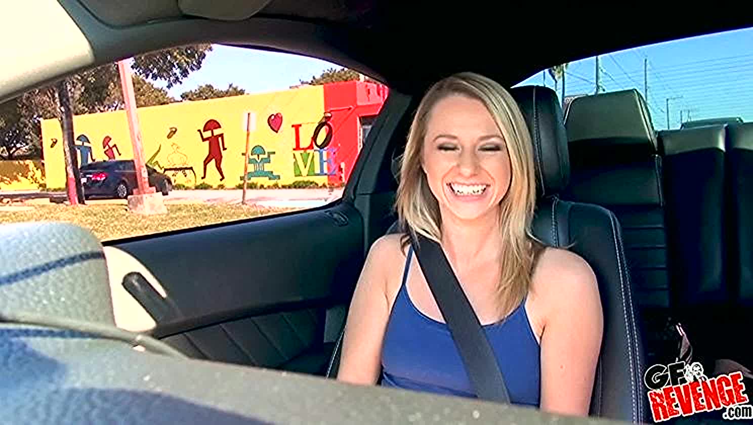 Molly West, Tyler Steel, Parking Lot Sex, Pov, Side Fuck