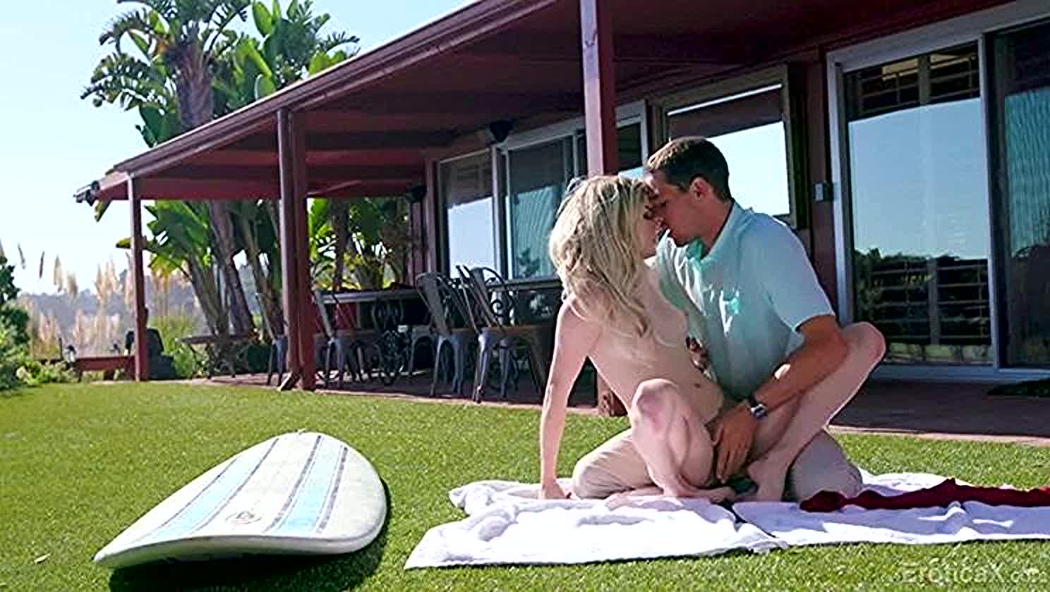 Tyler Nixon, Chloe Foster, Cumshot, Outdoor