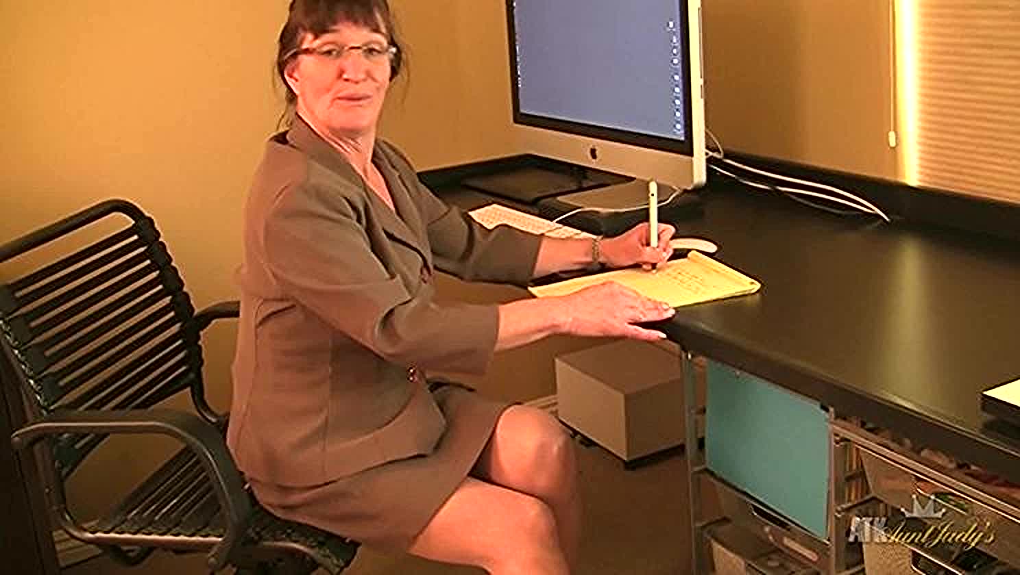 Anna, Naughty Teacher, Mature, Toy Play