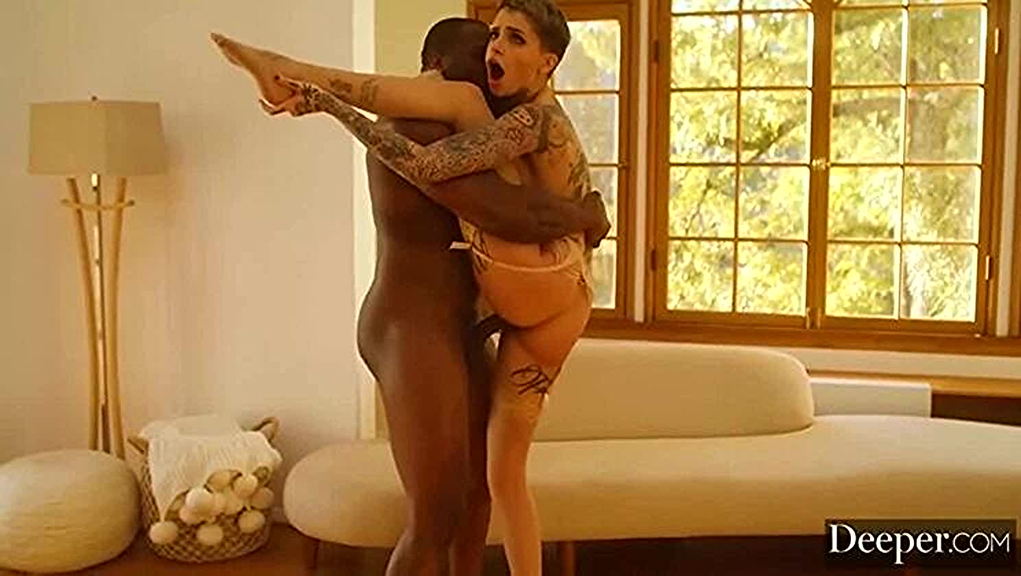 Rob Piper, Leigh Raven, Tattoo, Thigh High