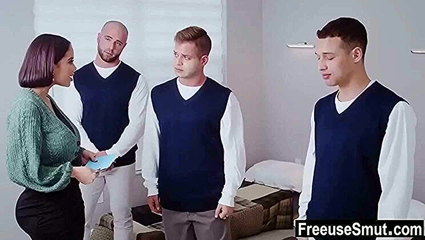 Victoria June, Family Fuckfest, Foursome, Gangbang