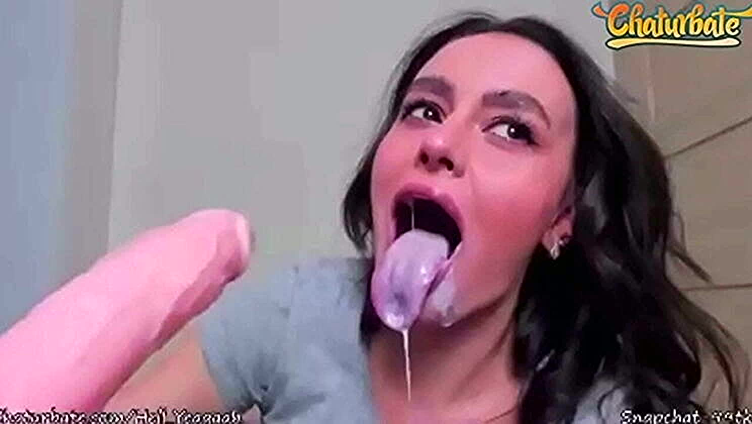 Spit Play, Cum Drenched, Dildo Drilling