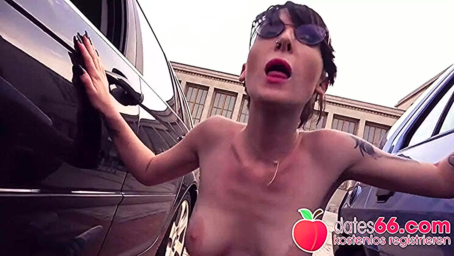 Claudia Bitch, Andy Star, Public Blowjob, Public Nudity, Outdoor Fuck