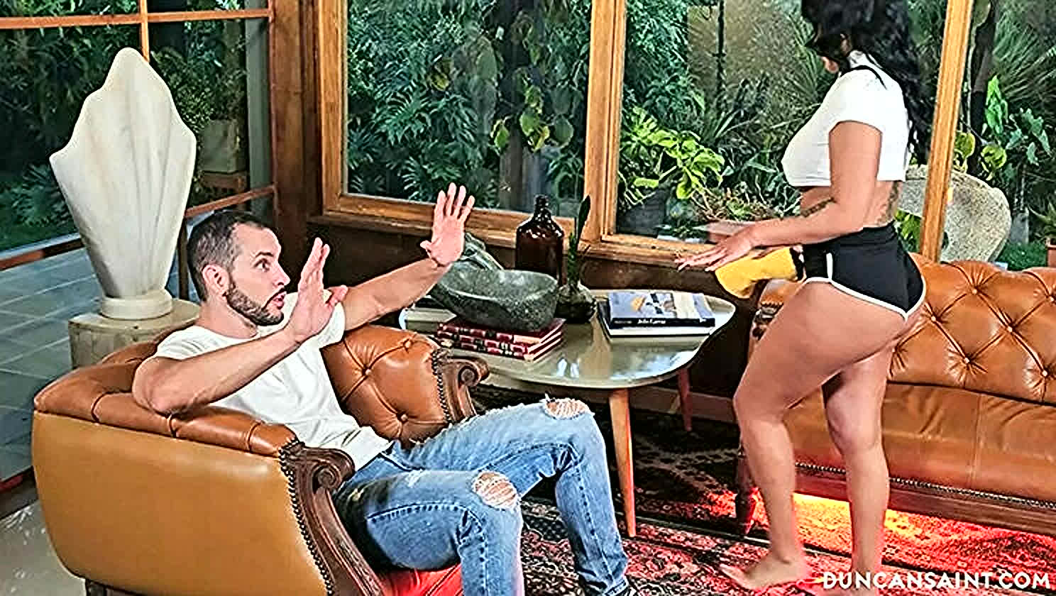 Mariana Martix, Duncan Saint, Sneak Attack, Big Cock, Colombian Cream