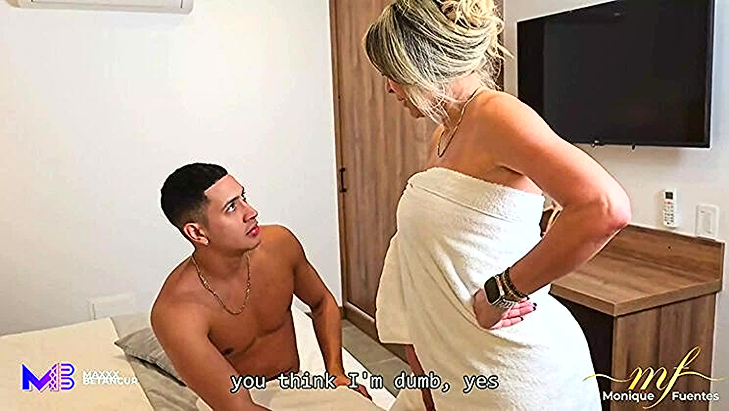 Monique Fuentes, XanderBlackx, Cum In Mouth, Stepmother, Pussy Eating