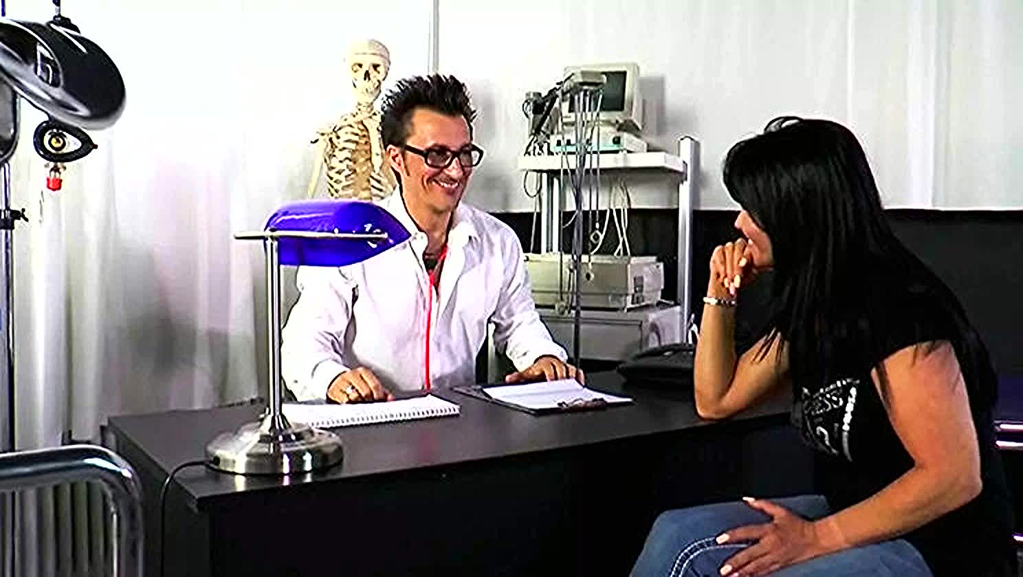 Conny Dachs, Danyel Cheeks, Facial, Clinic Sex, Deep Throat