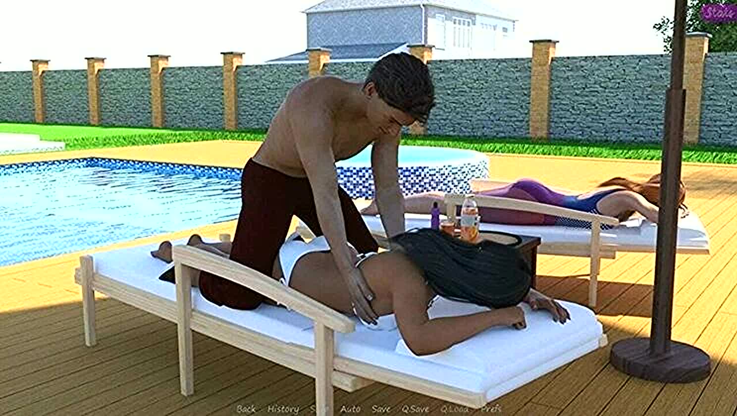 John Denvers, Sunbathing, Family Sex