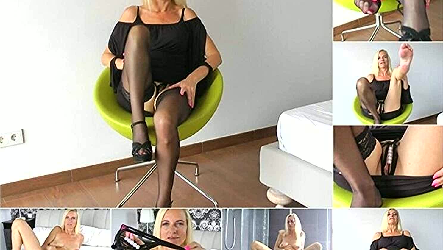 Foot Fetish, Female Masturbation