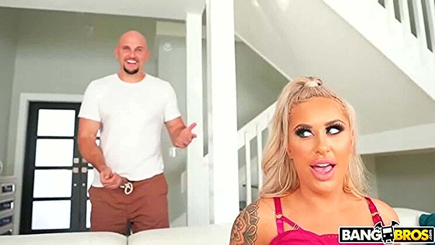 Brandi Bae, Blonde Bombshell, Titty Fuck, Big Tits
