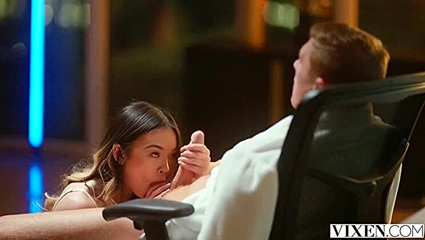 Lulu Chu, Oliver Flynn, Interracial, Brunette