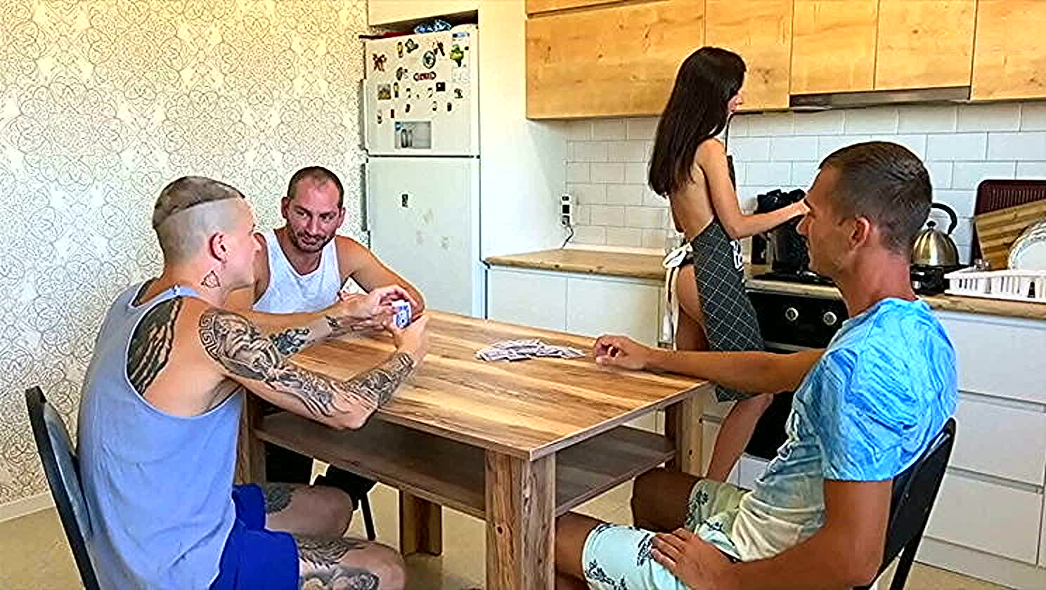Falcon Al, Dis Diger, Uncut Cock, Foursome, Hotwife