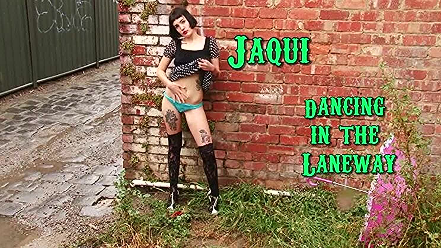 Jaqui Oh, Solo Female Masturbation, Inked Babe, Outdoor Solo