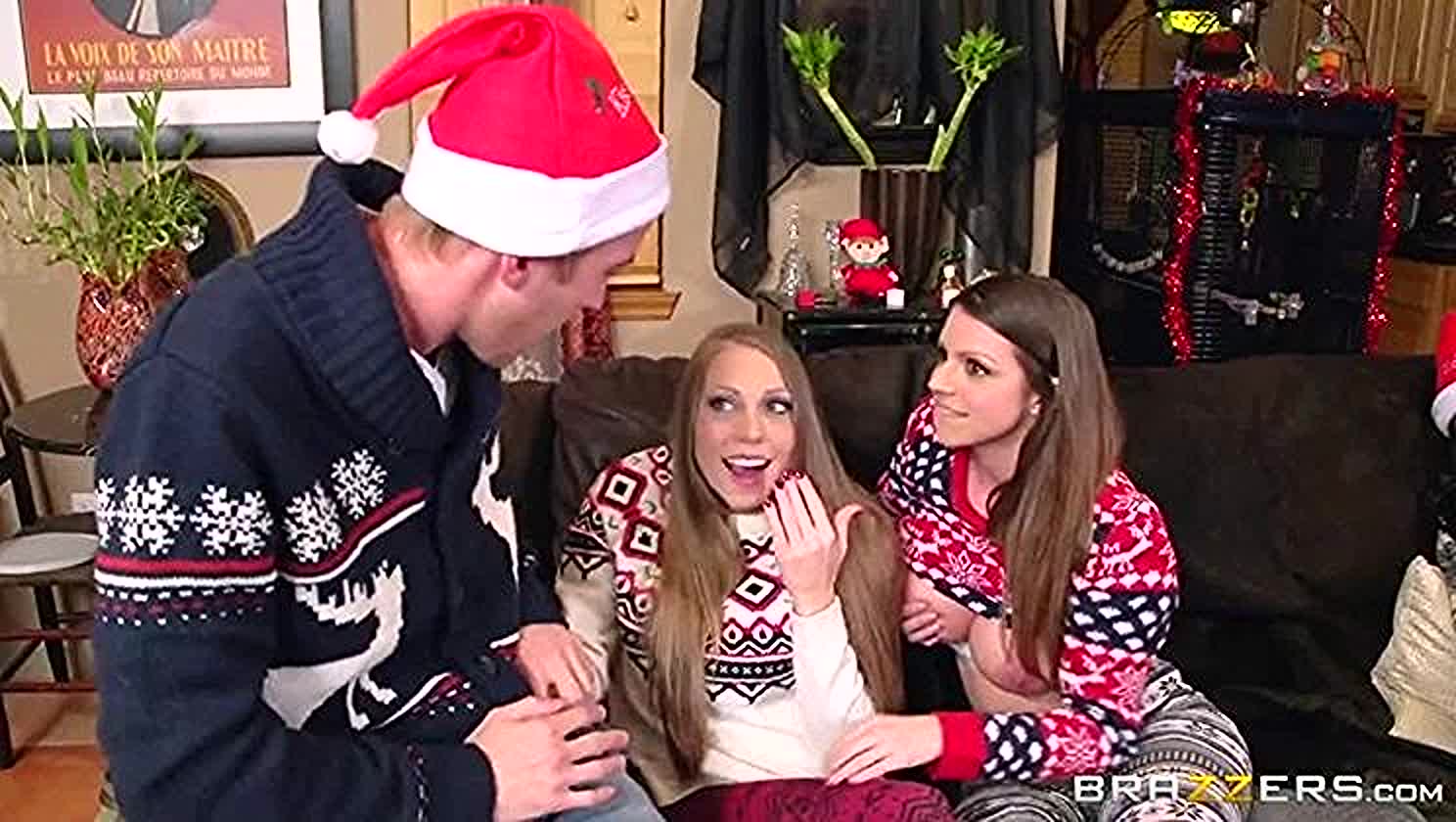 Shawna Lenee, Danny D, Titty Worship, Threesome, Holiday Hump
