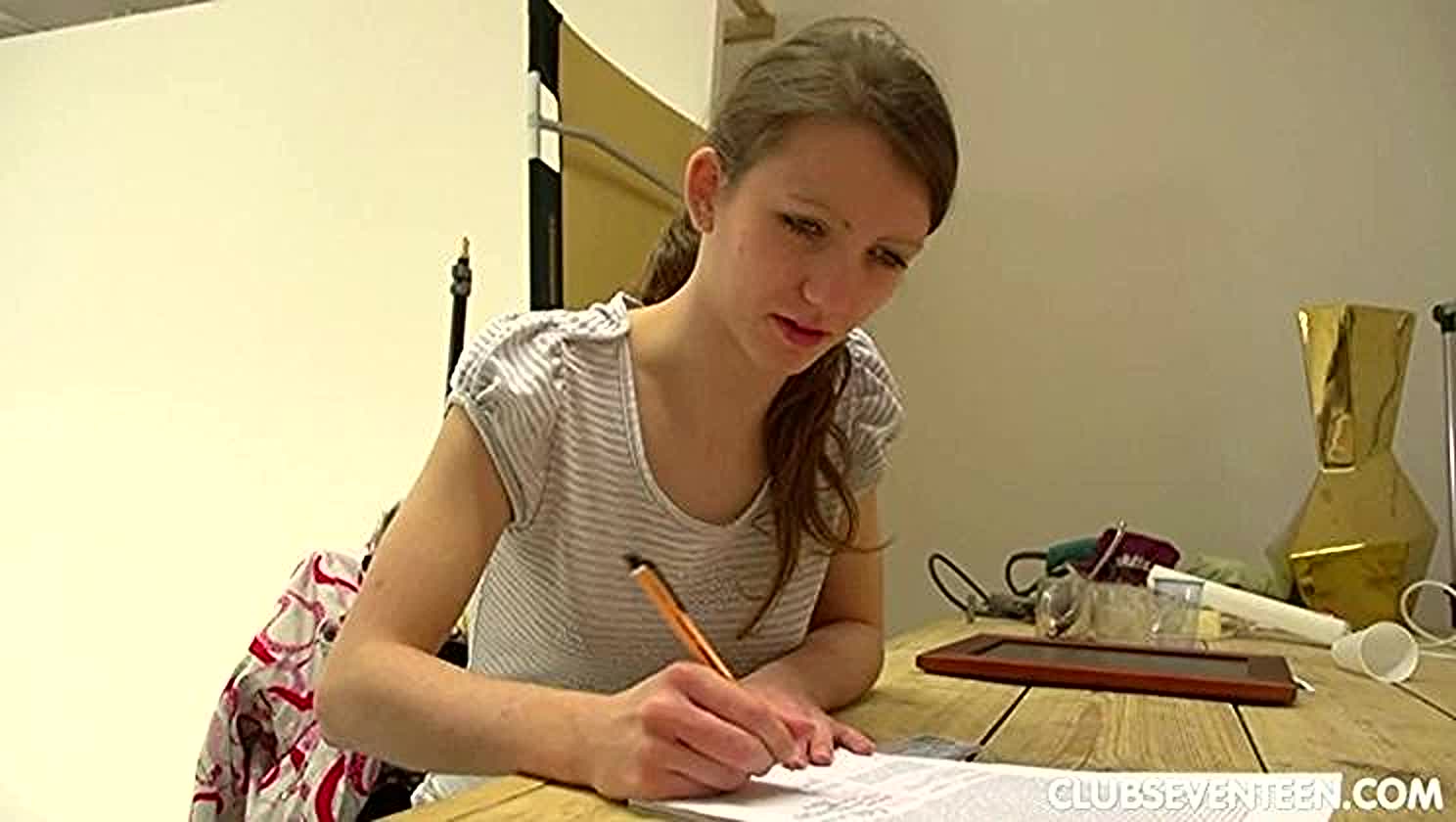 Mona E, European Teen, One Girl Show, Euro Babe