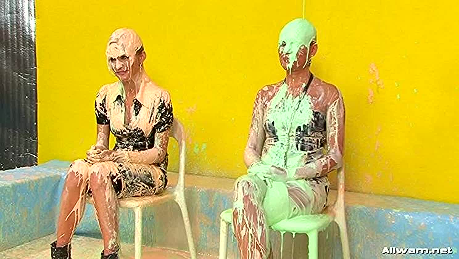 Wet And Messy, Silk And Satin, Messy Fetish