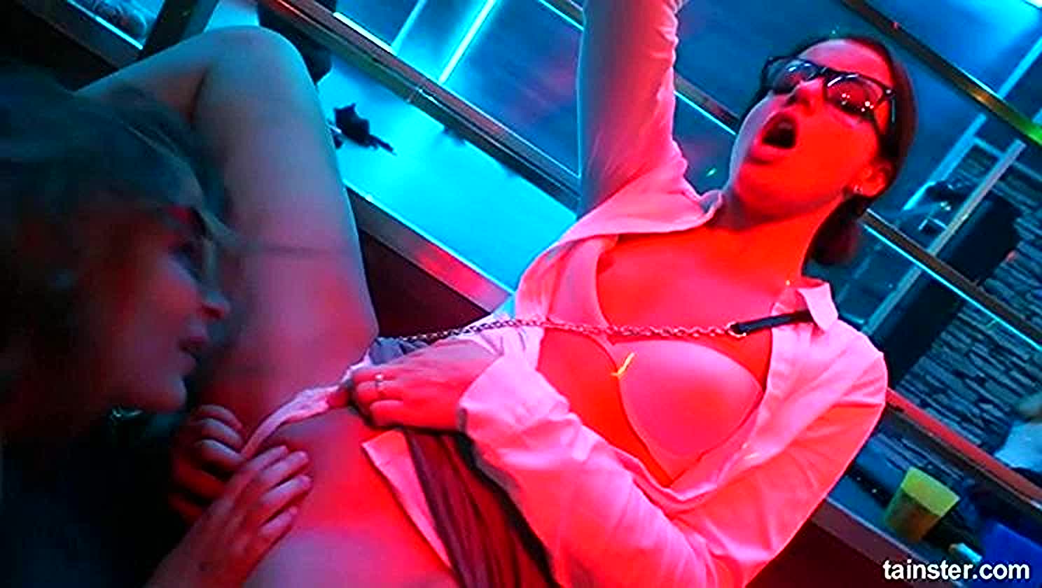 Clothed Sex, Lesbian Orgy, Lesbian