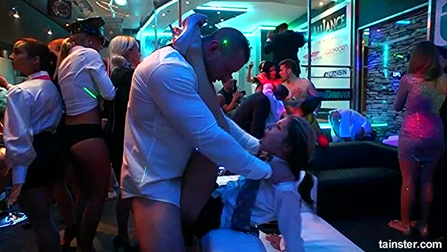 Victoria Puppy, Gina Gerson, Flight Attendant, Thotiana, Interracial Orgy
