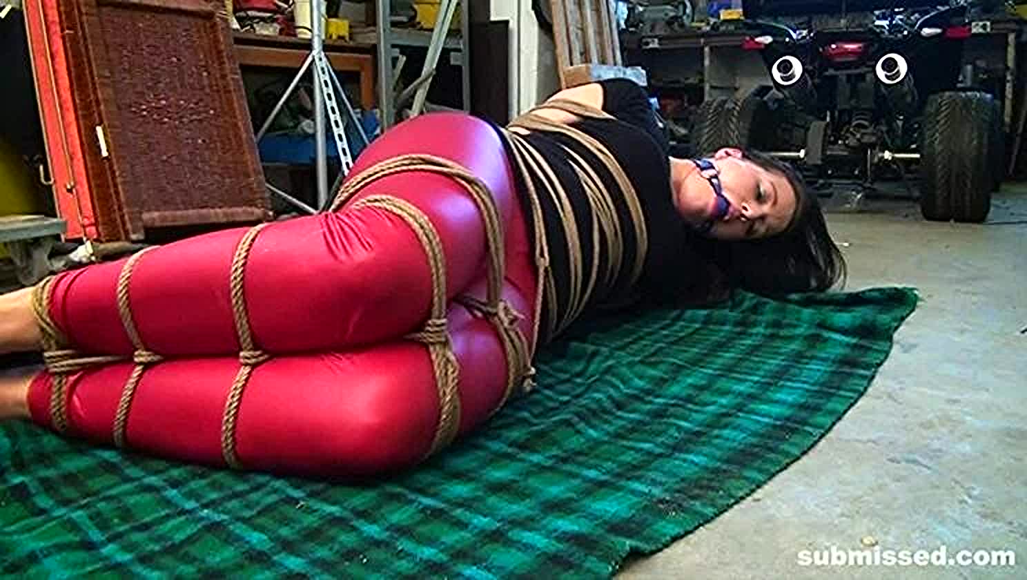 Lena, Gagged, Bondage