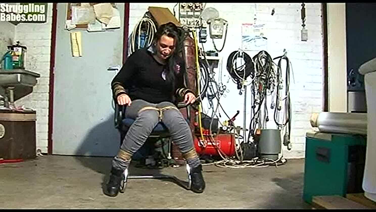Erika, Restrained, Gagged, Tied Up