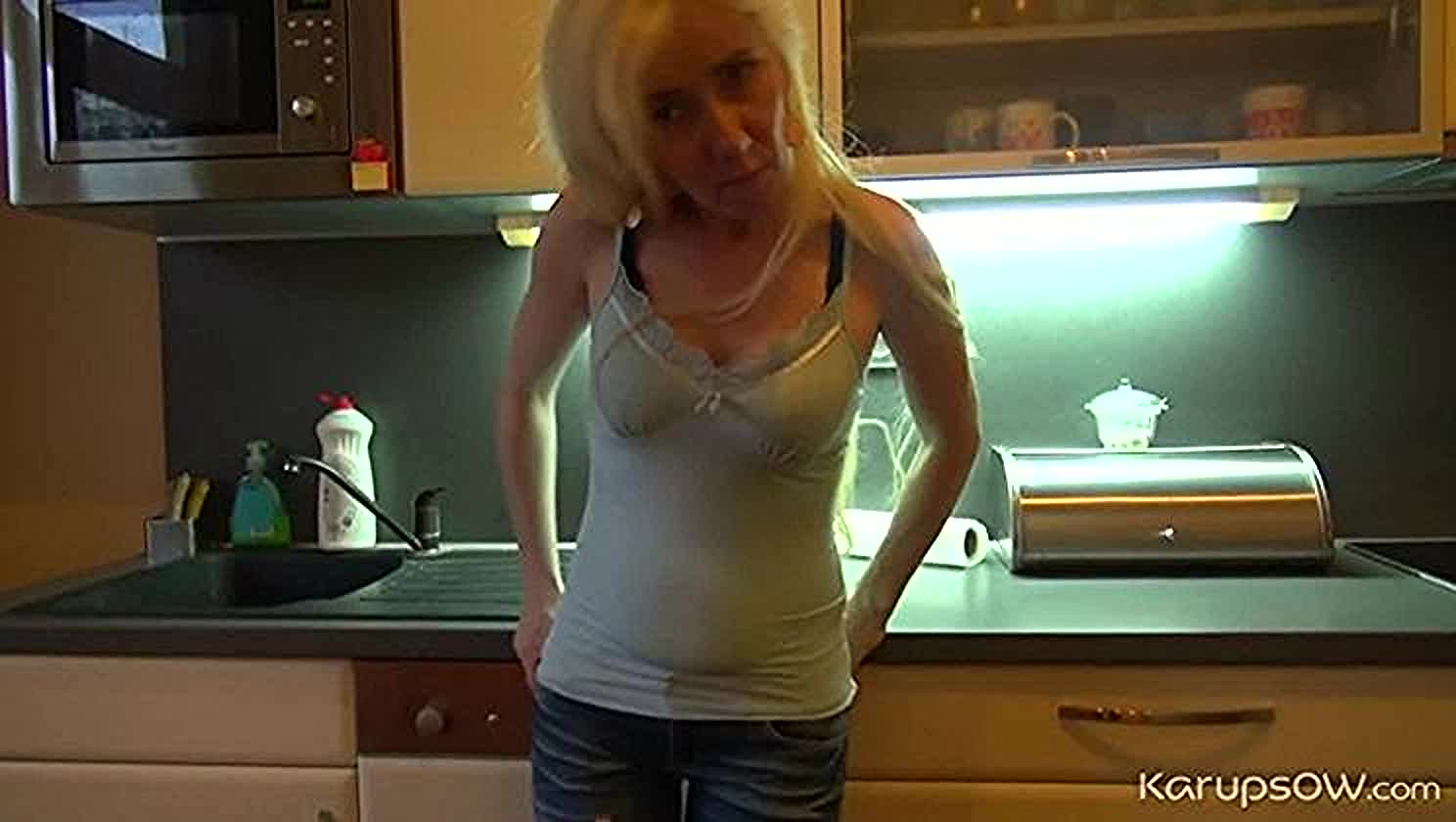Dorena, Housewife Fantasies, Blonde Hair, Lingerie