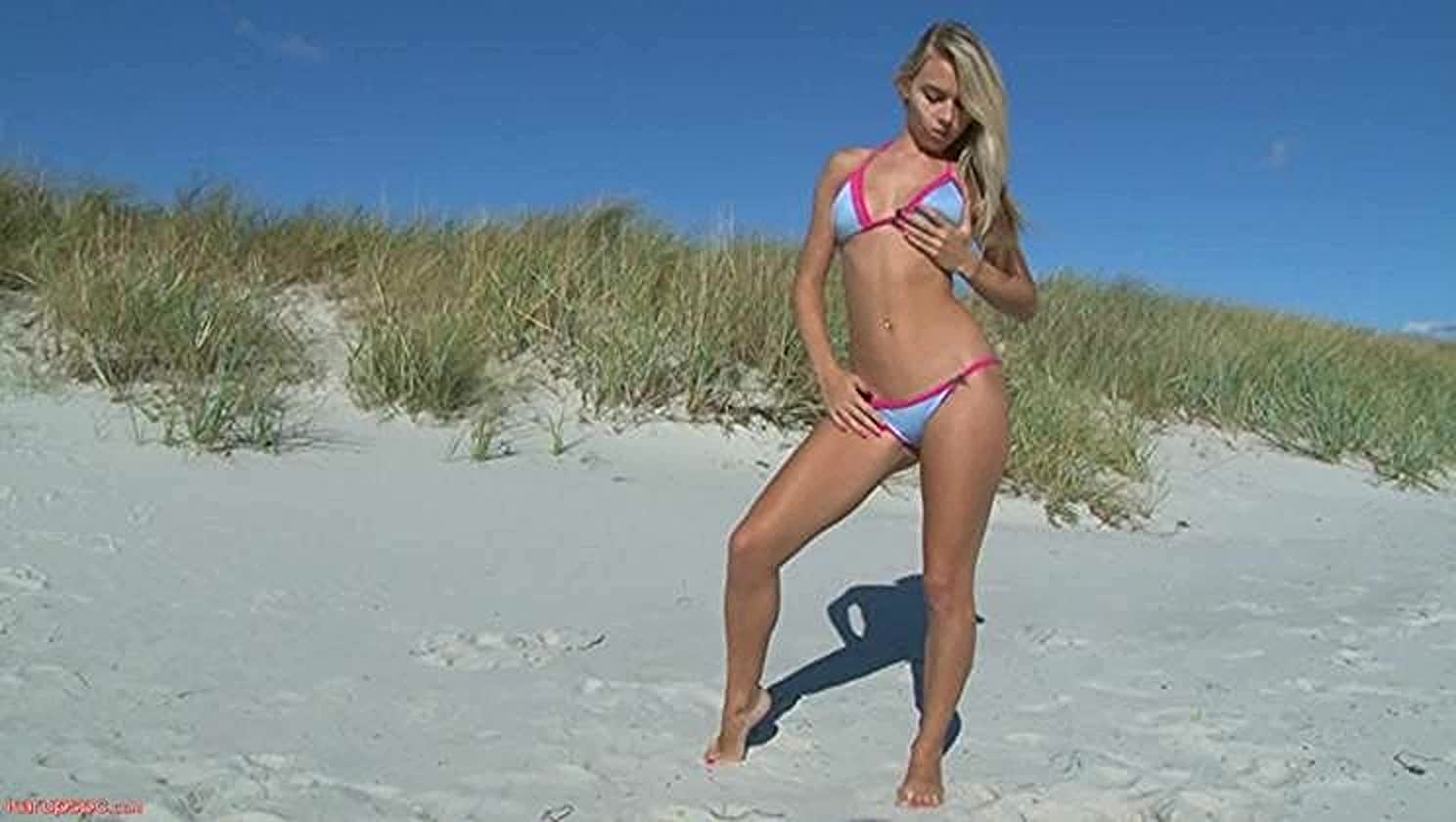 Chloé Toy, Blonde, Swimwear, Small Tits