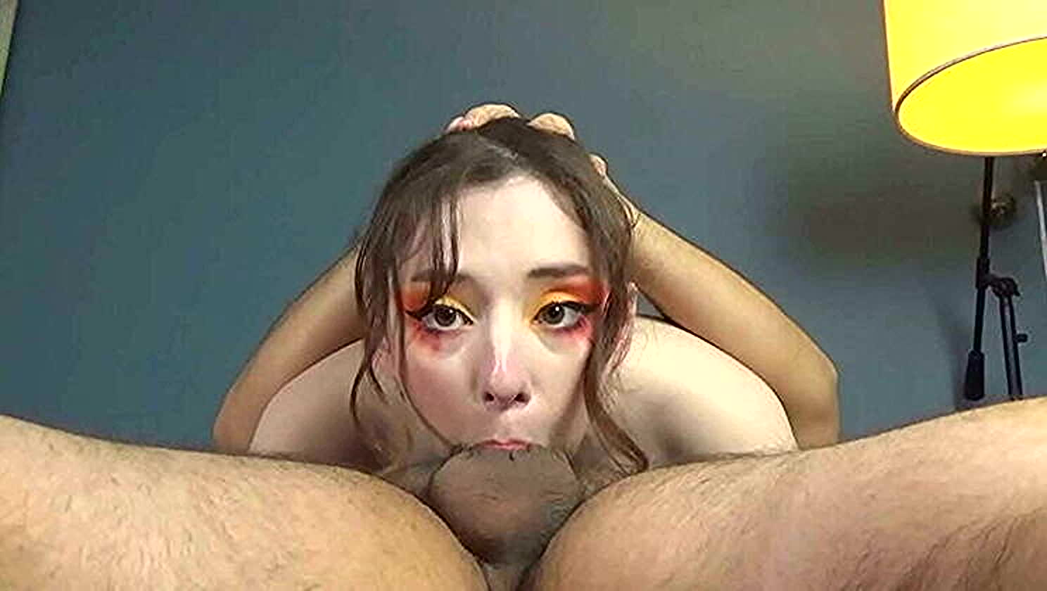 Lavender Snowe, Mr Snowe, Gagging Orgasm, Creampie Swallow