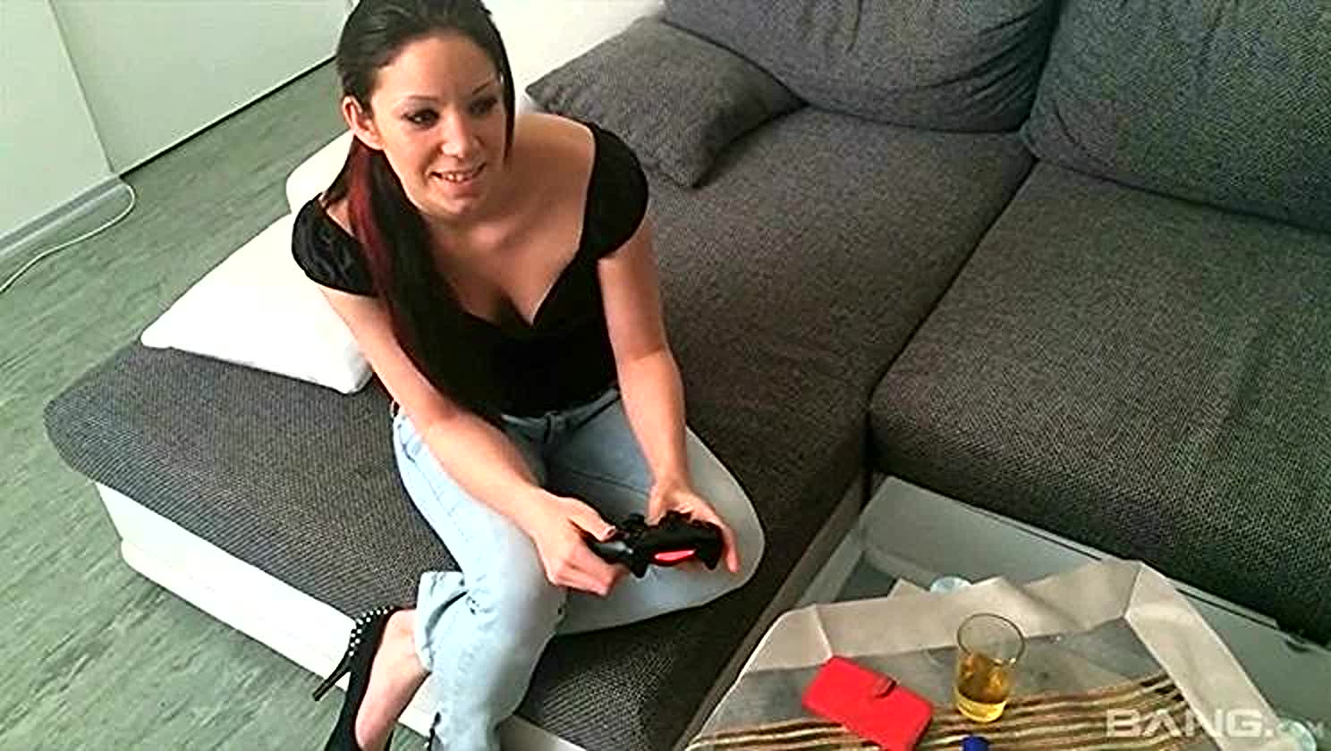 Natalie Hot, Brunette Teen, Gamer Girl