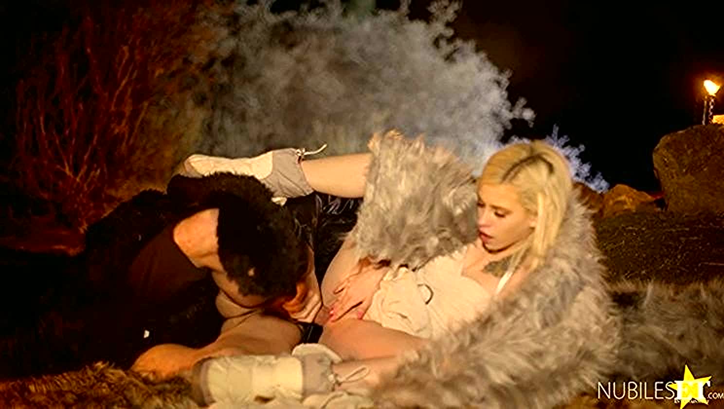 Kiara Cole, Blonde, Blowie, Outdoor Sex