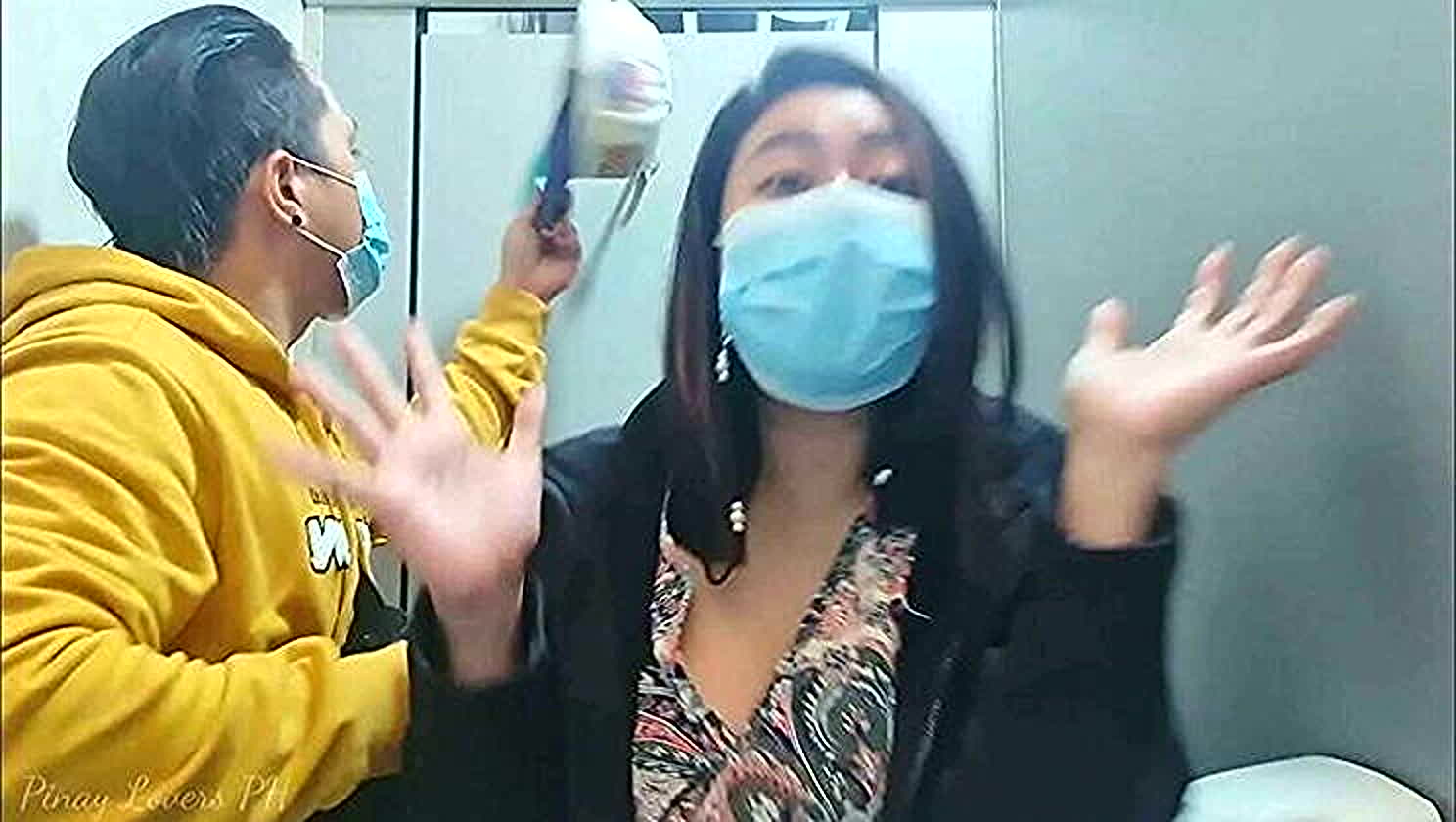 Carl Cruz, Vixenn Cruz, Toilet Tryst, Doggystyle, Restroom Romp