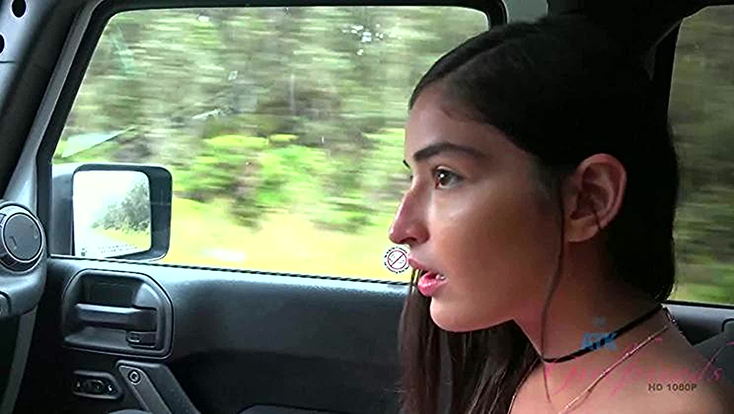 Emily Willis, Public, Petite, Sneaky Blowjob