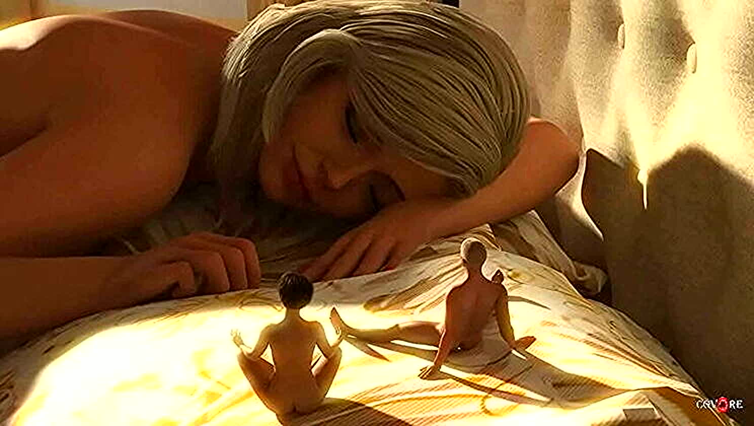 3D Blonde 001, Mouth Fetish, Blonde