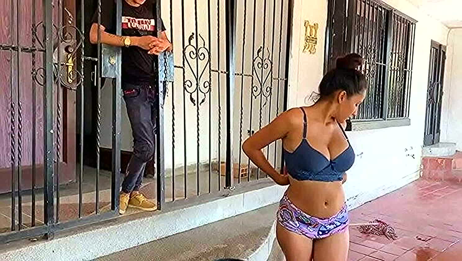 Emilis Perez, Jeison Rojas, Blowjob, Interracial, Latina