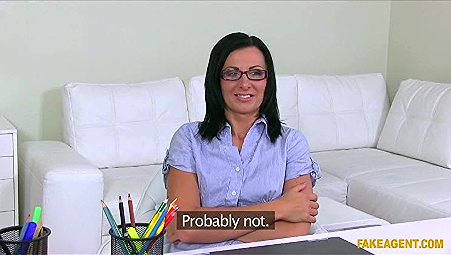 Desk Job Sex, Squirt, Fake Agent Fuck