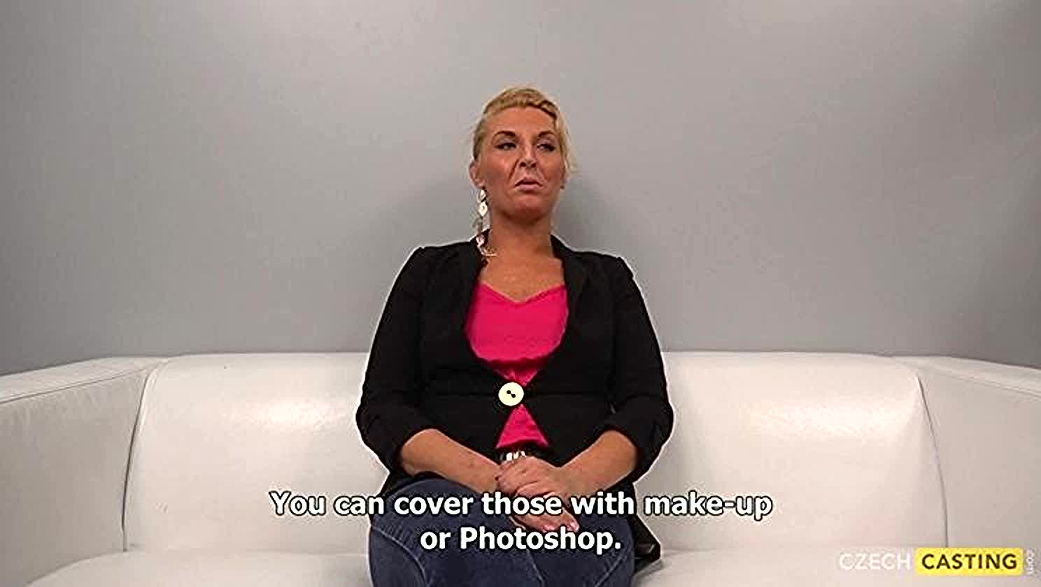Blonde Bombshell, Milf, Casting