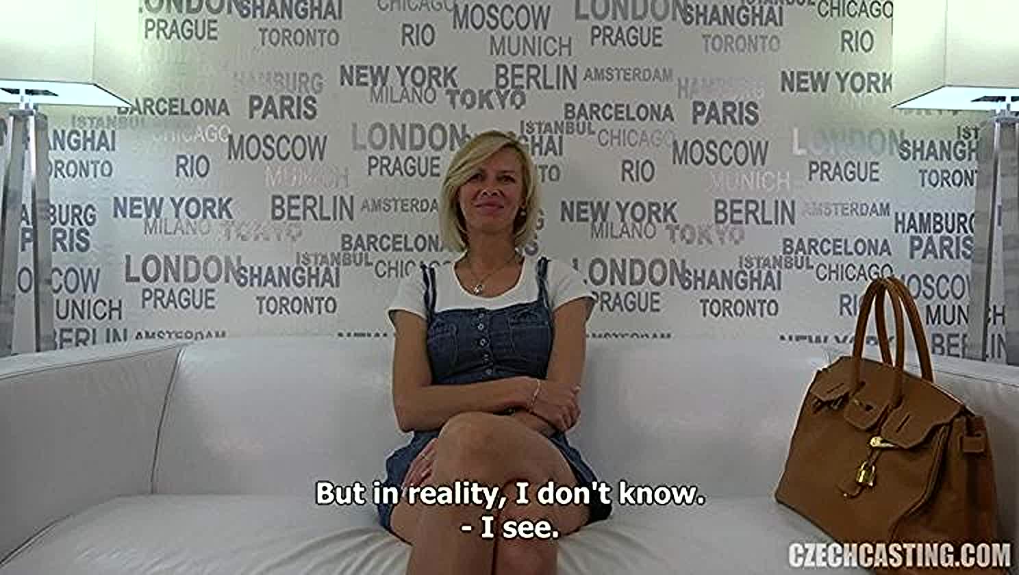 Zaneta, Casting Call, Blonde Bombshell, Czech Model