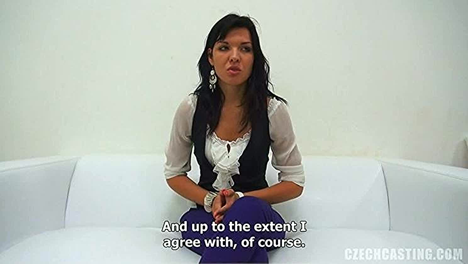 Veronika, Casting, Deep Throat, Raven Haired