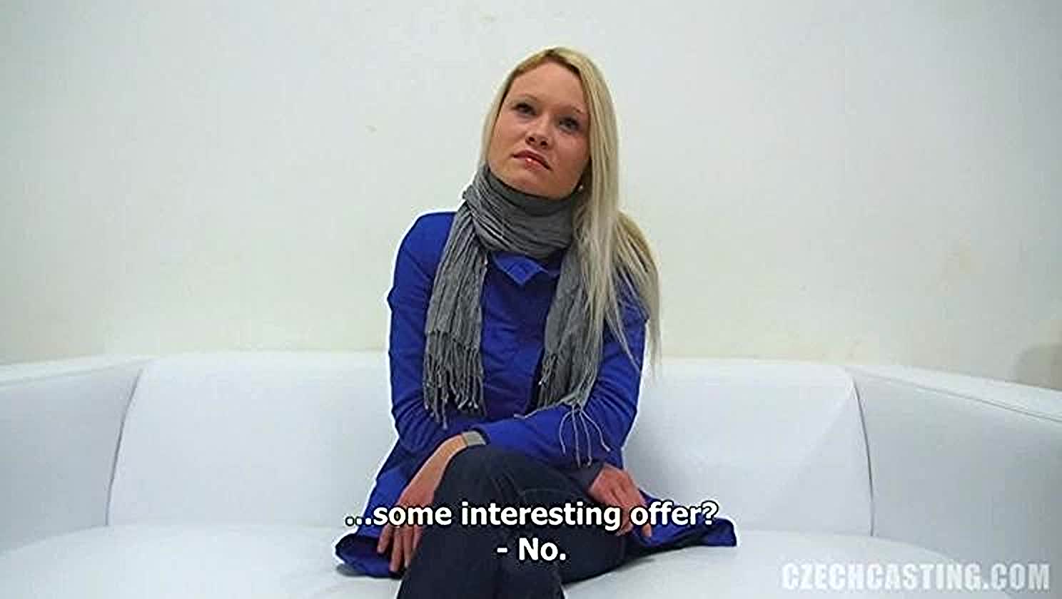 Marketa, Blonde, Casting Couch, Amateur