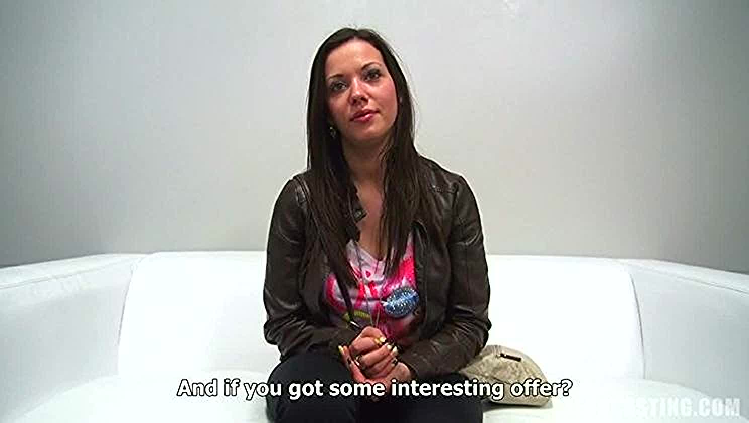 Gabriela, Casting, Casting Couch, Black Hair
