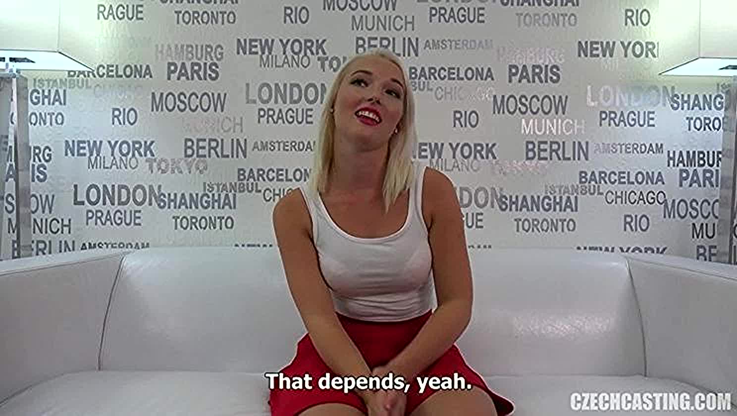 Stepanka, Czech, Porn Debut