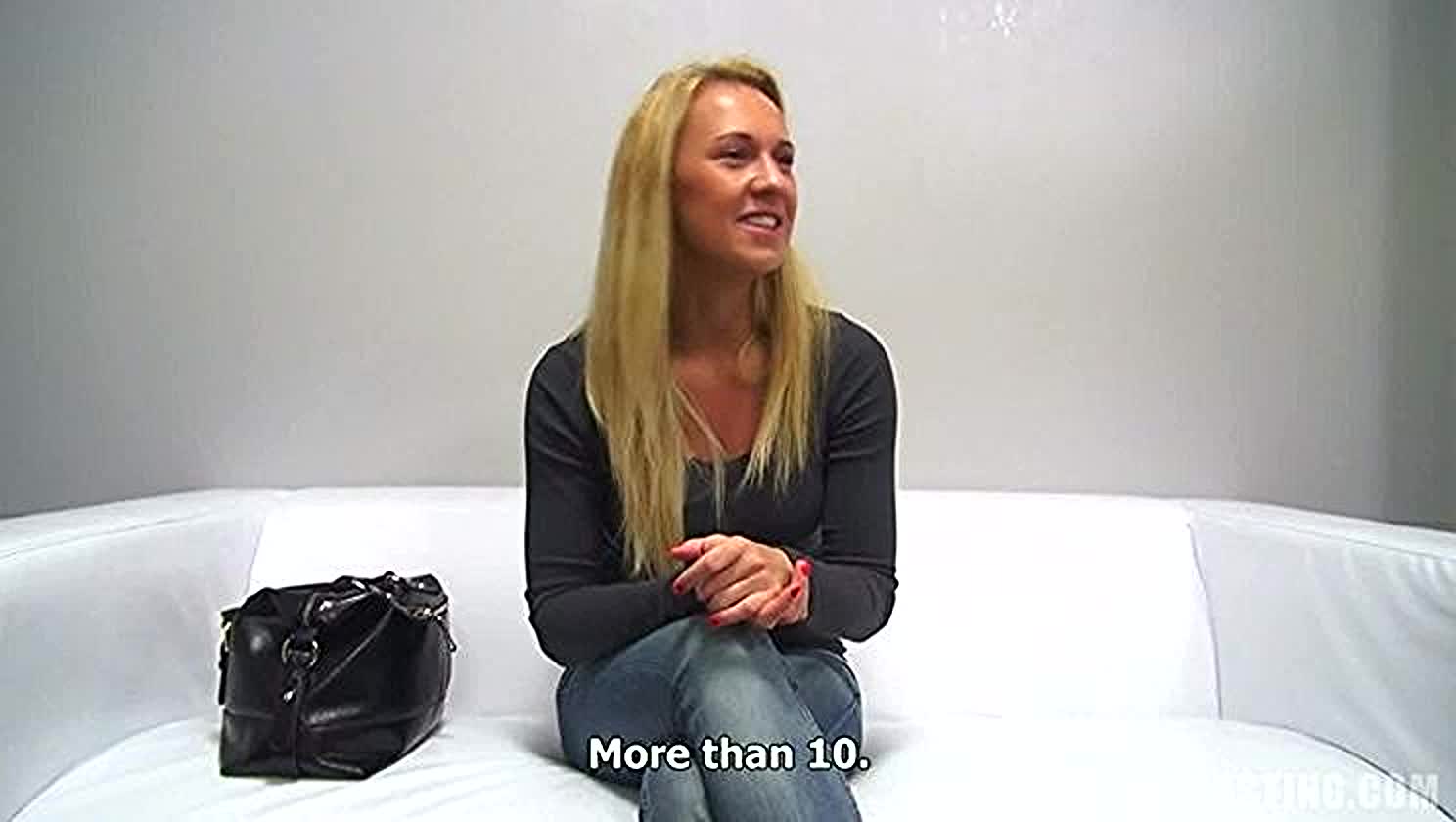 Lenka, Blonde Casting, Czech Perversion