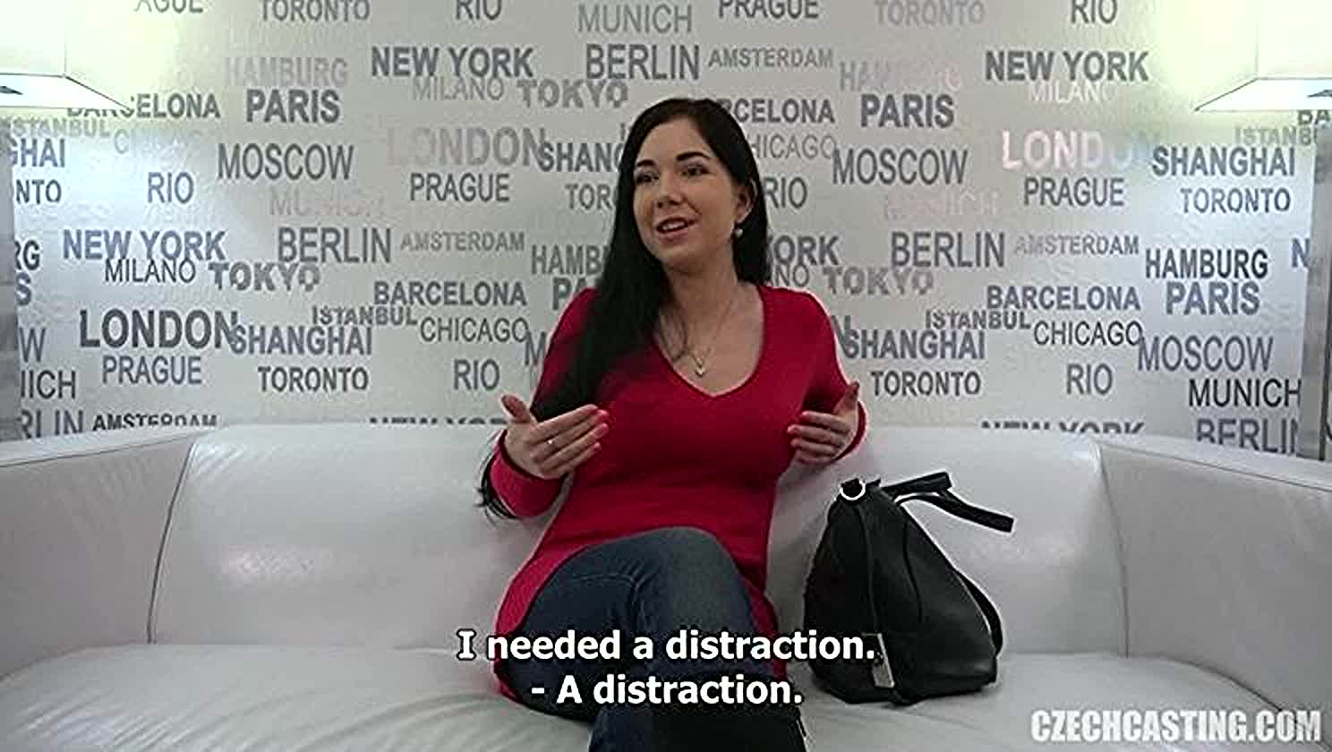 Lucka, Euro Babe, Black Hair, Audition