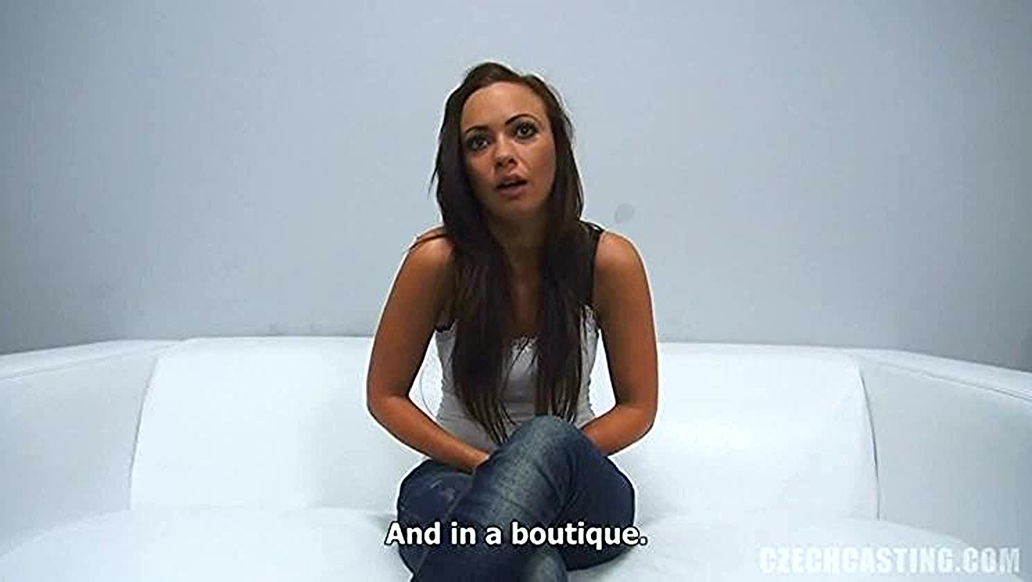 Casting, Amateur Audition, Brunette