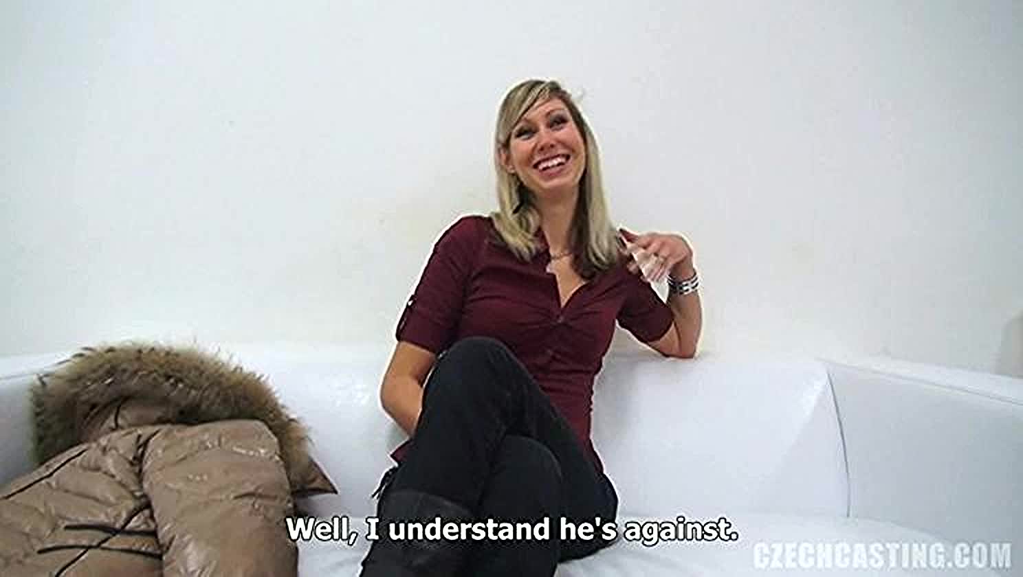 Silvie, Naughty Audition, Oral, Blonde