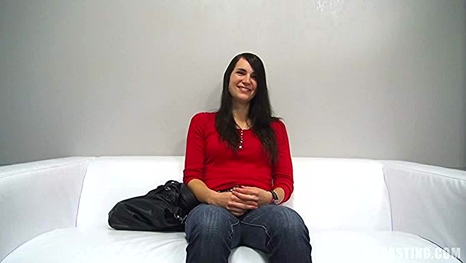Barbora, Czech Model, Hair Play, Casting
