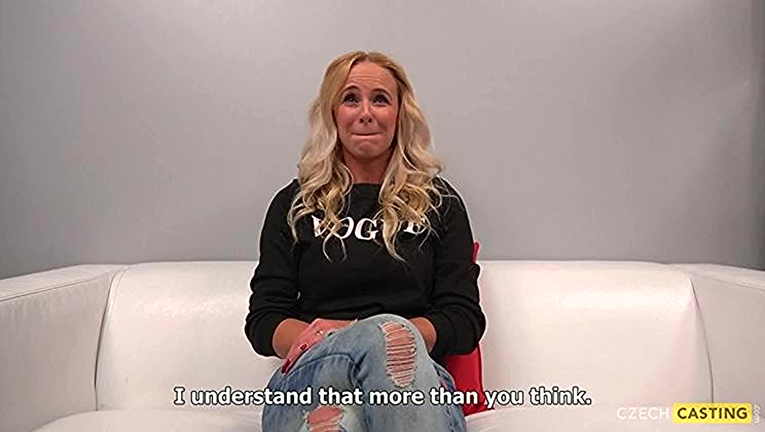 Andrea, Casting, Blonde Bomb, Porn Casting