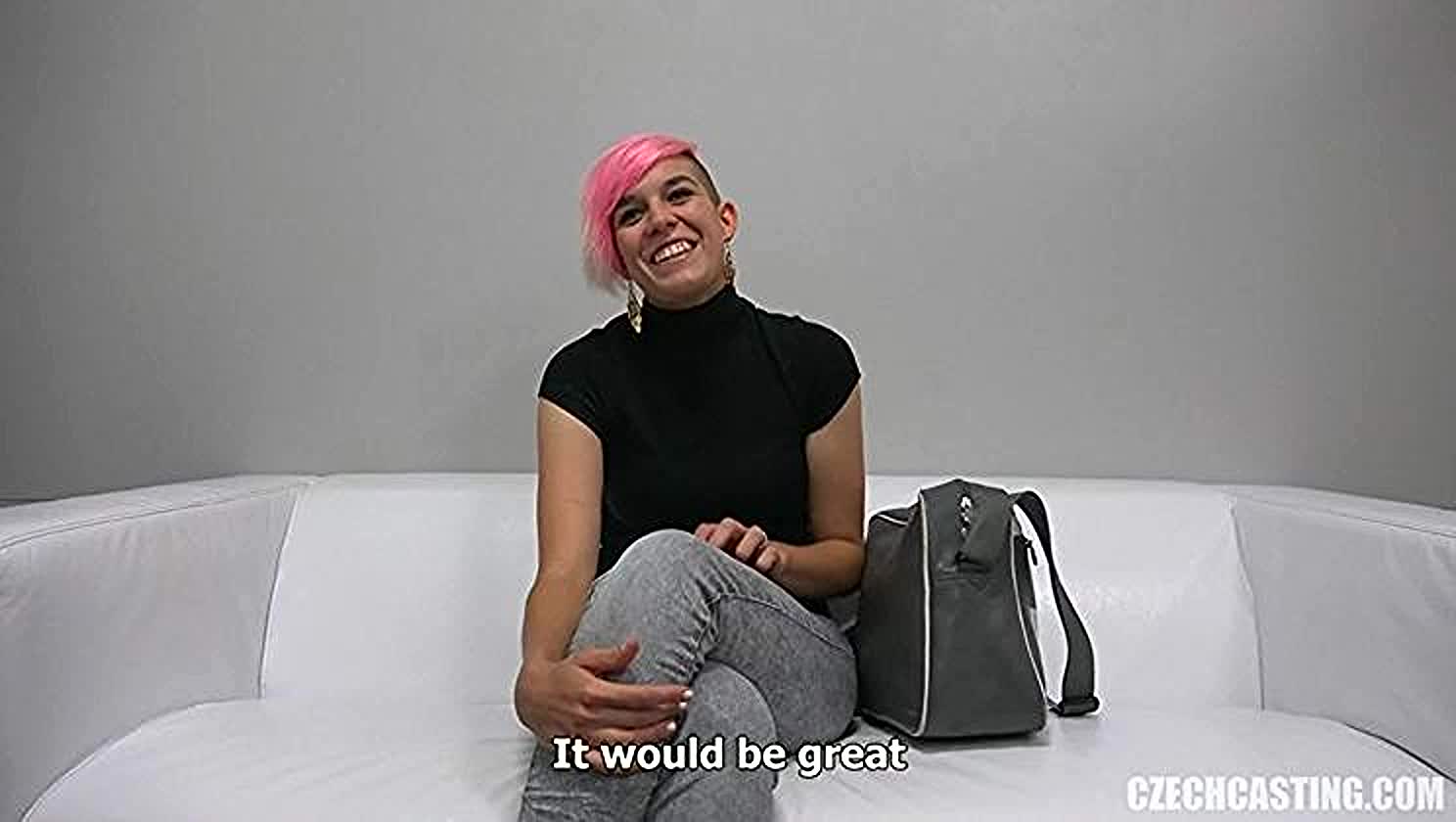 Barbora, Dyed Hair, Short Hair, Tryout