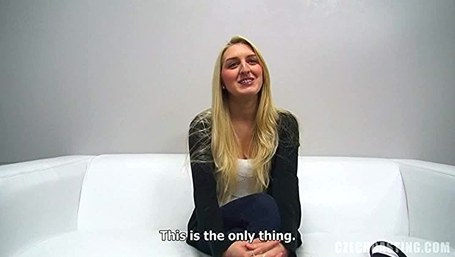 Porn Debut, Czech Girl, Blonde Bomb