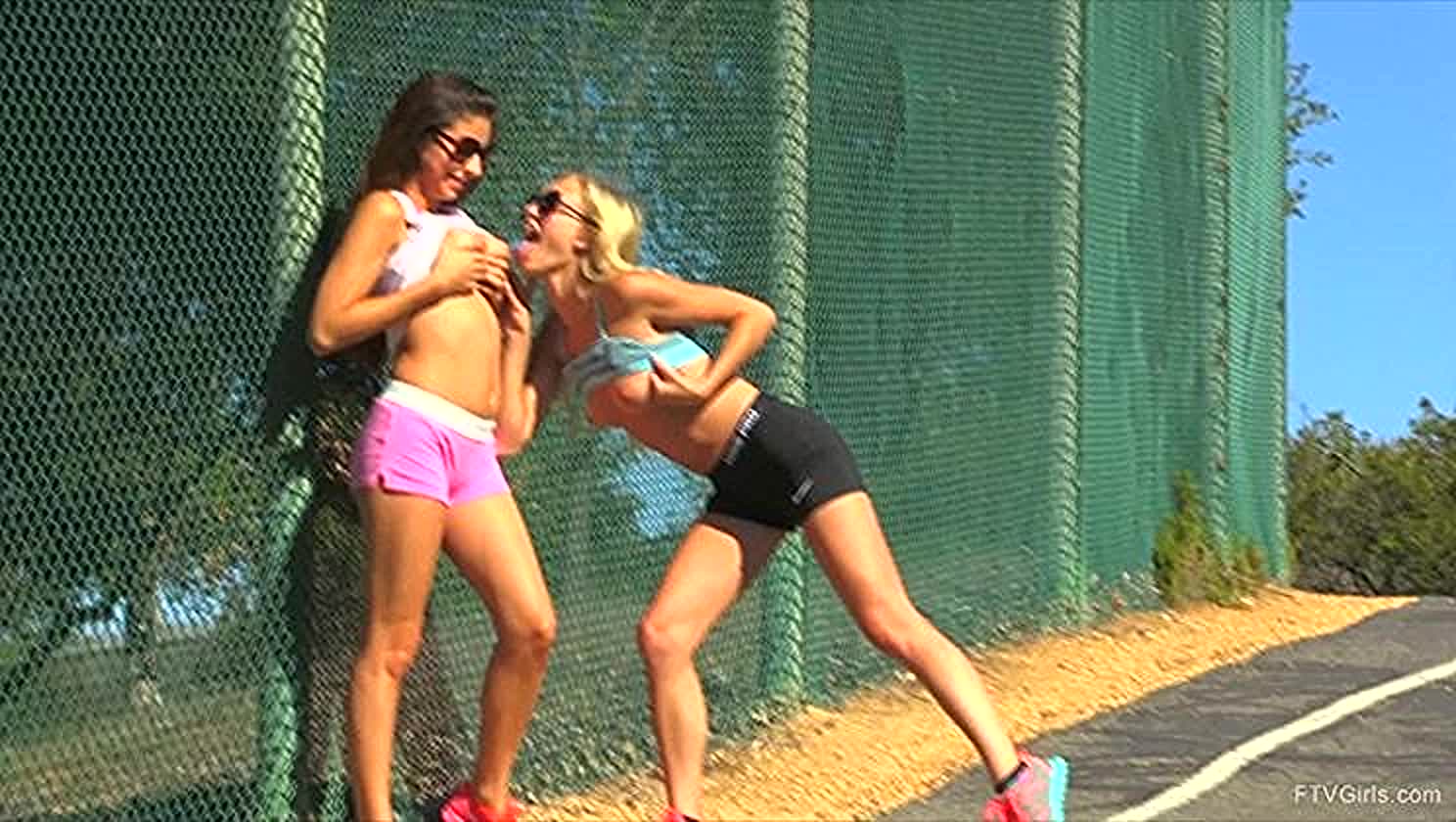 Alexia, Nina, Breast Massage, Flicking The Bean