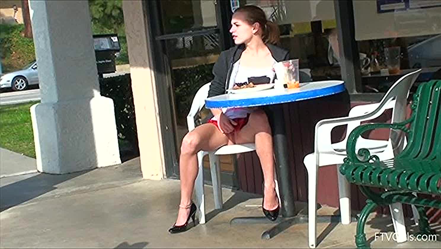 Kasey, Flashing, Solo Masturbation